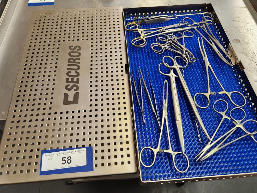 Fully prepped general surgery tray 
