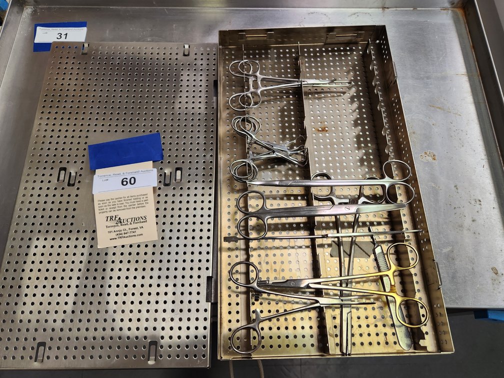 Fully prepped general surgery tray 