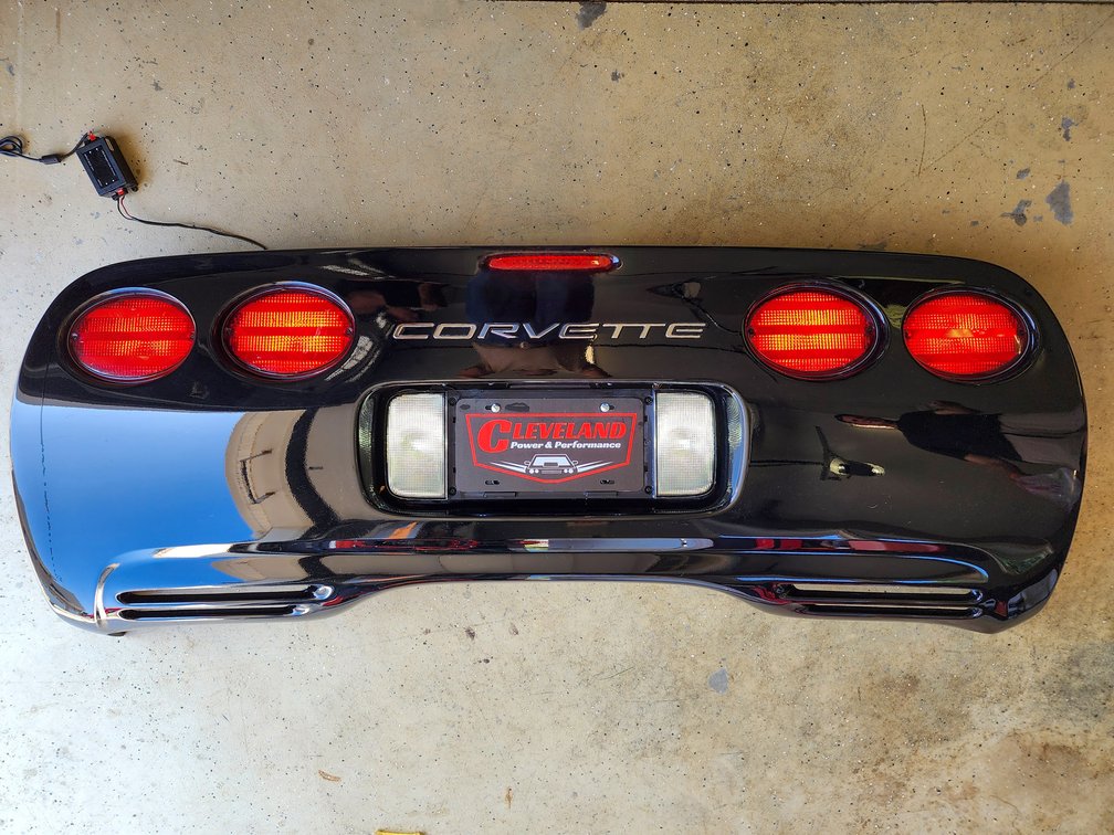 Corvette Rear End LED Wall Art Light