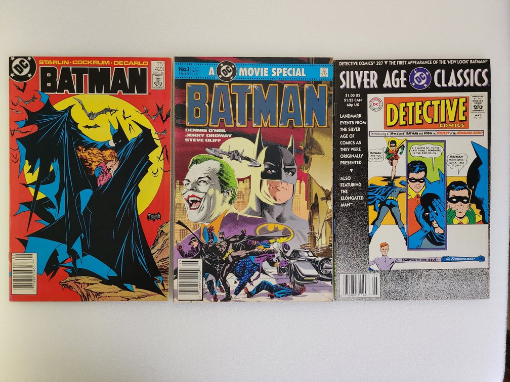(3) Batman Comics incl McFarlane cover and Movie Special #1