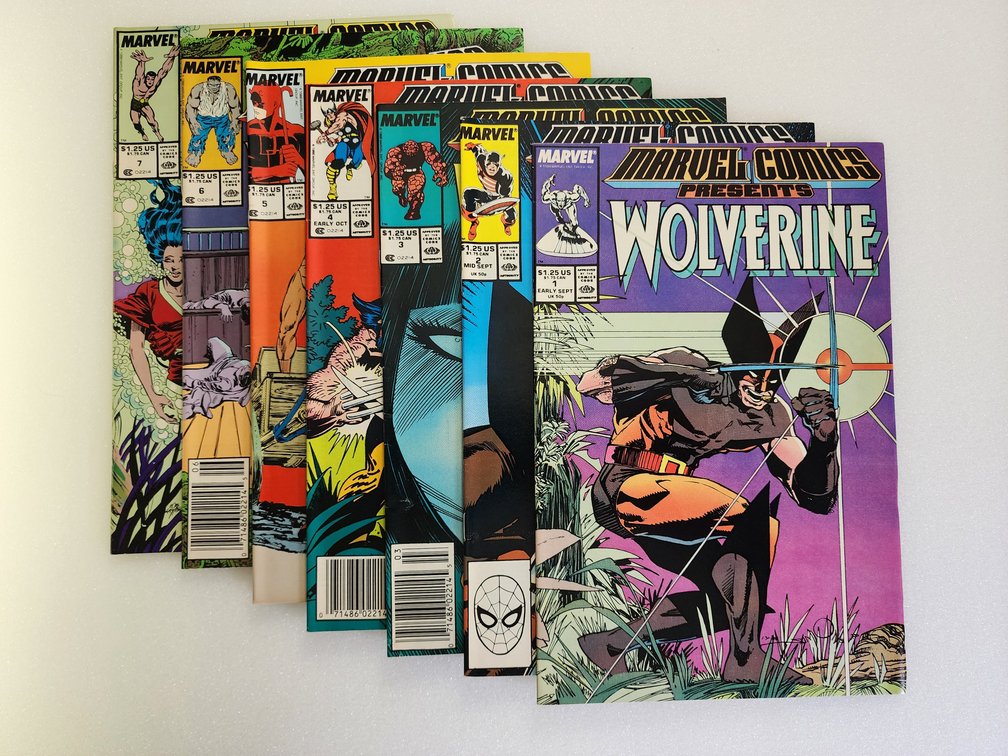 Marvel Comics Presents Wolverine #1 thru #7