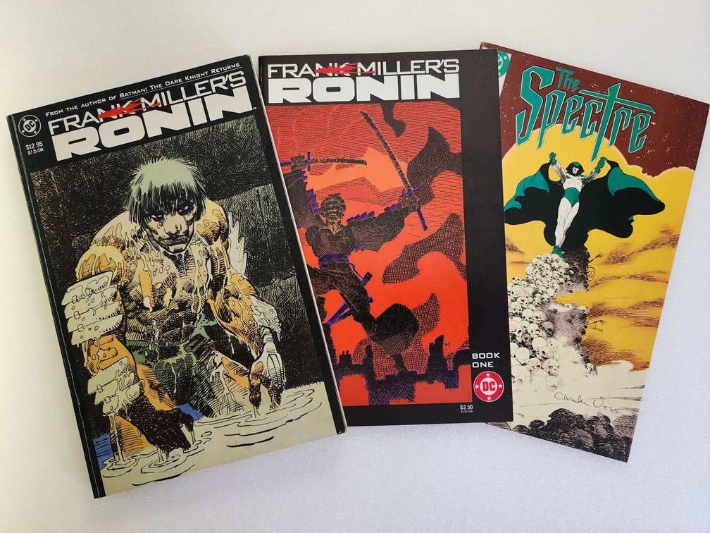 Charles Vess signed Spectre #14 and Frank Miller's Ronin