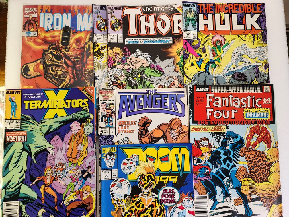 Iron Man, Avengers, X Terminators, Hulk, Thor