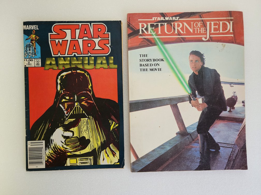 Star Wars Annual #3 and Return of the Jedi Story Book