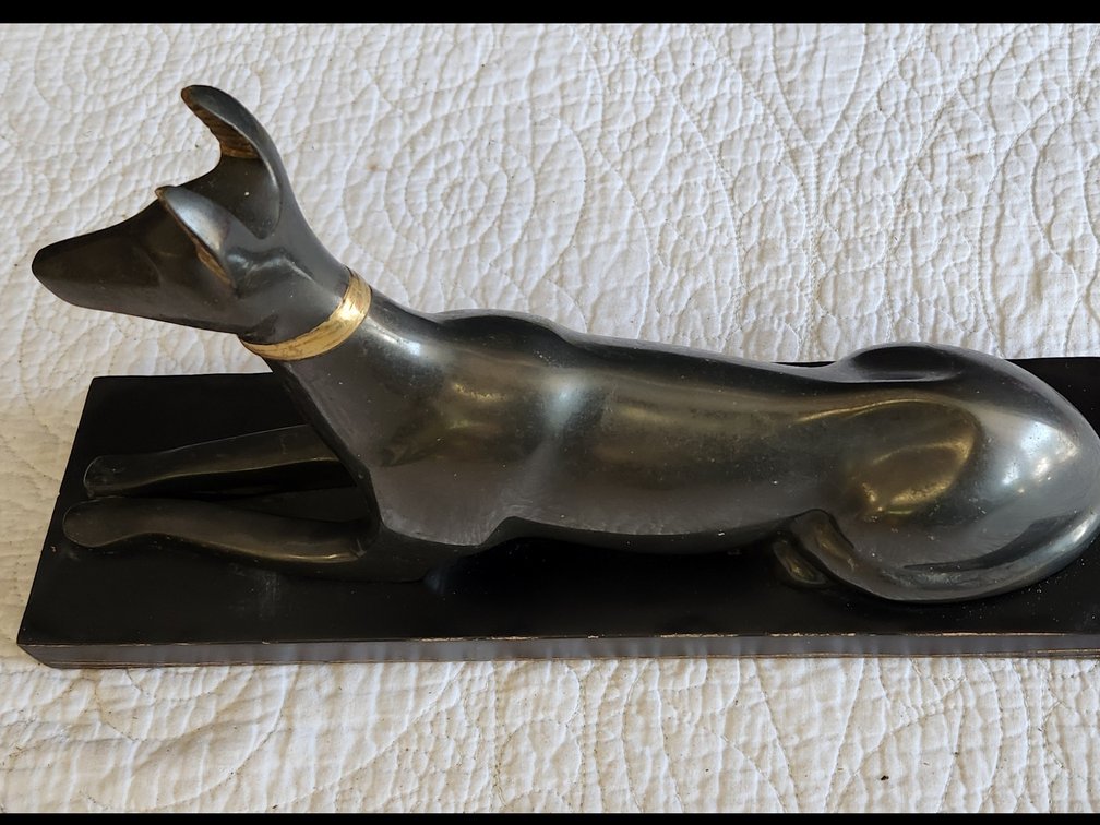 Egyptian Style Dog Statue