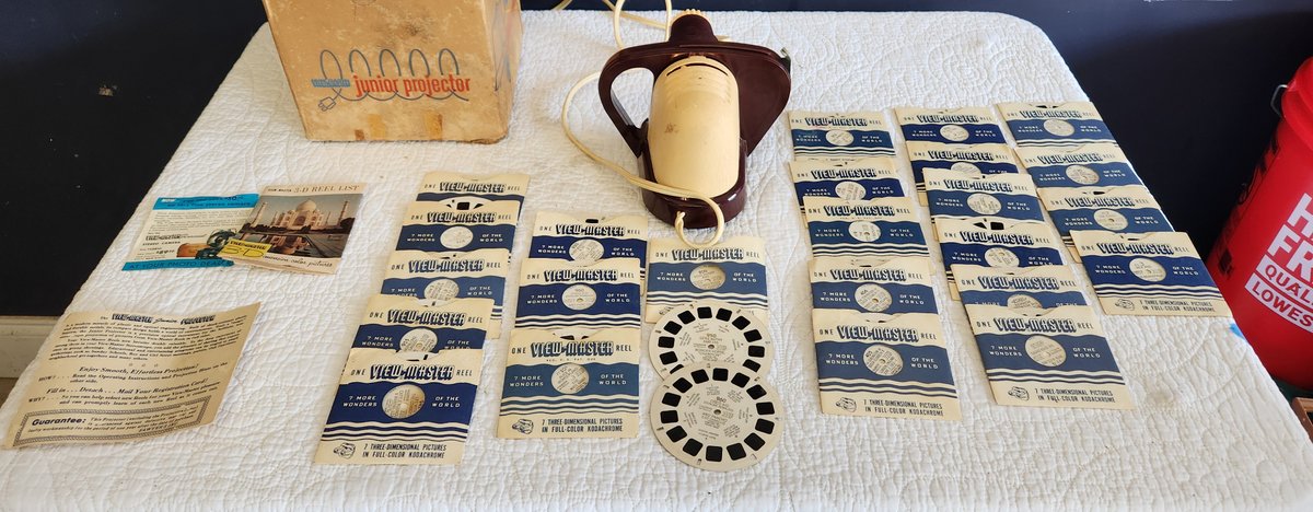 Antique View-Master mini projector