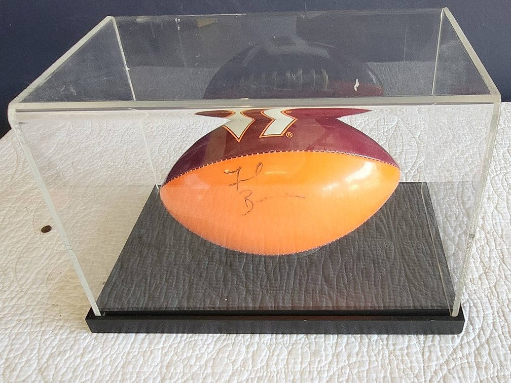 VT- Signed Frank Beamer kids football
