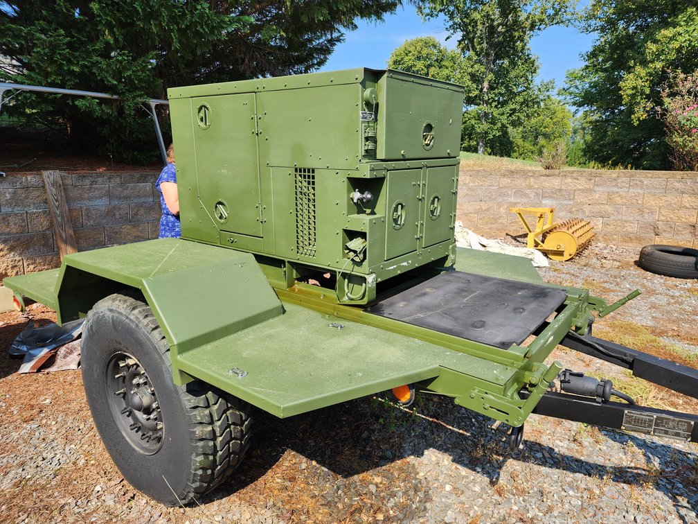 Military Generator on Trailer