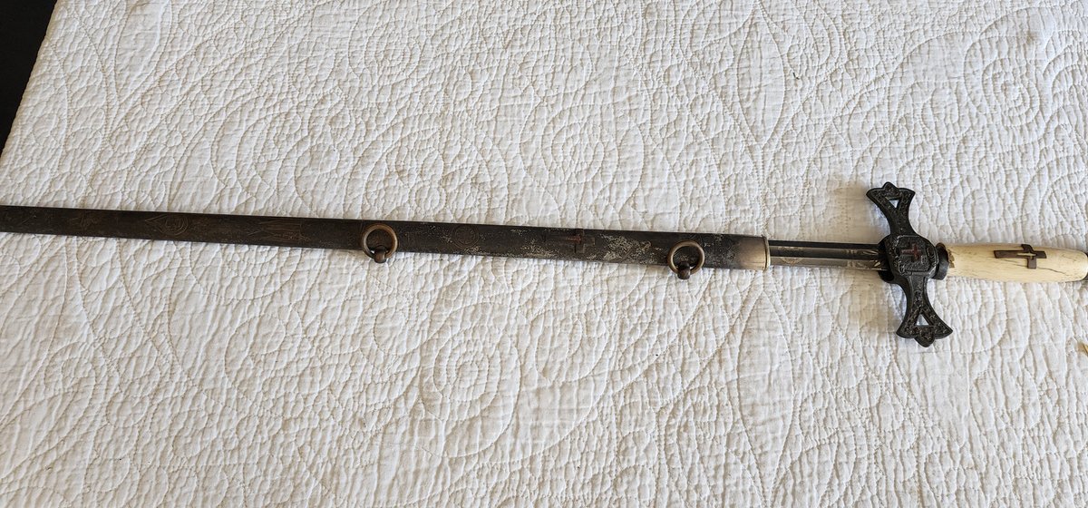 Sword/Sheath- Masonic Knights Templar Ceremonial Sword & Sheath