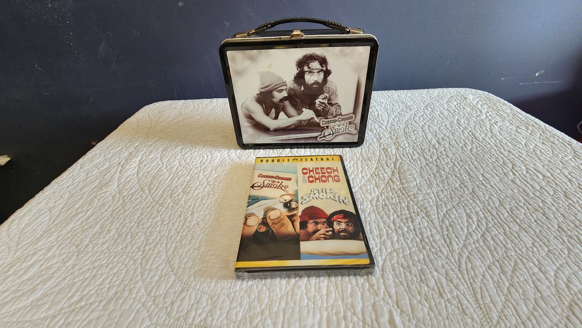 Vintage Lunch box- Cheech & Chong w/ movie