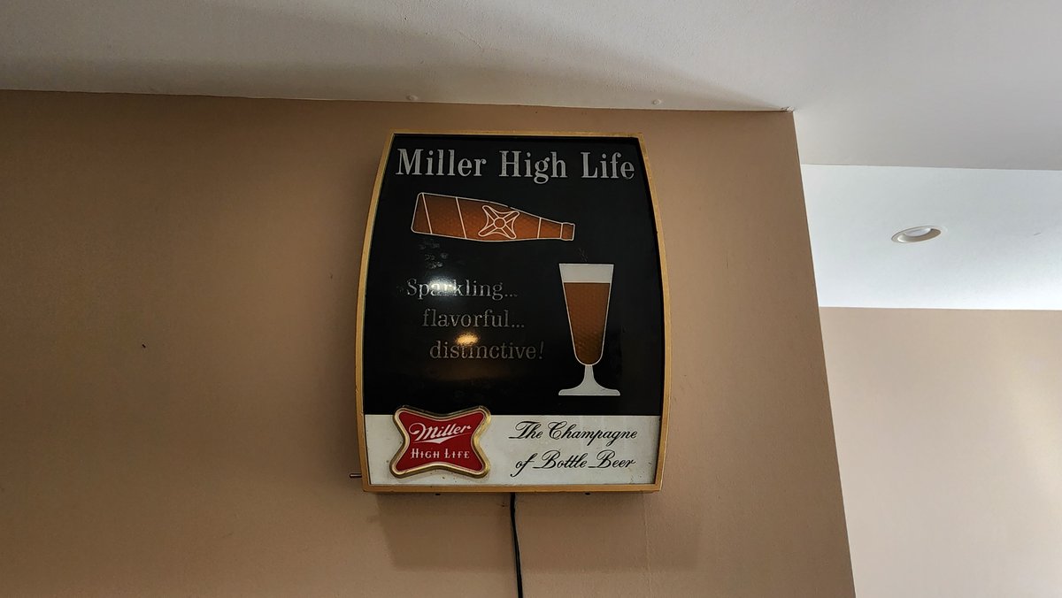Miller Bar Lighted Sign