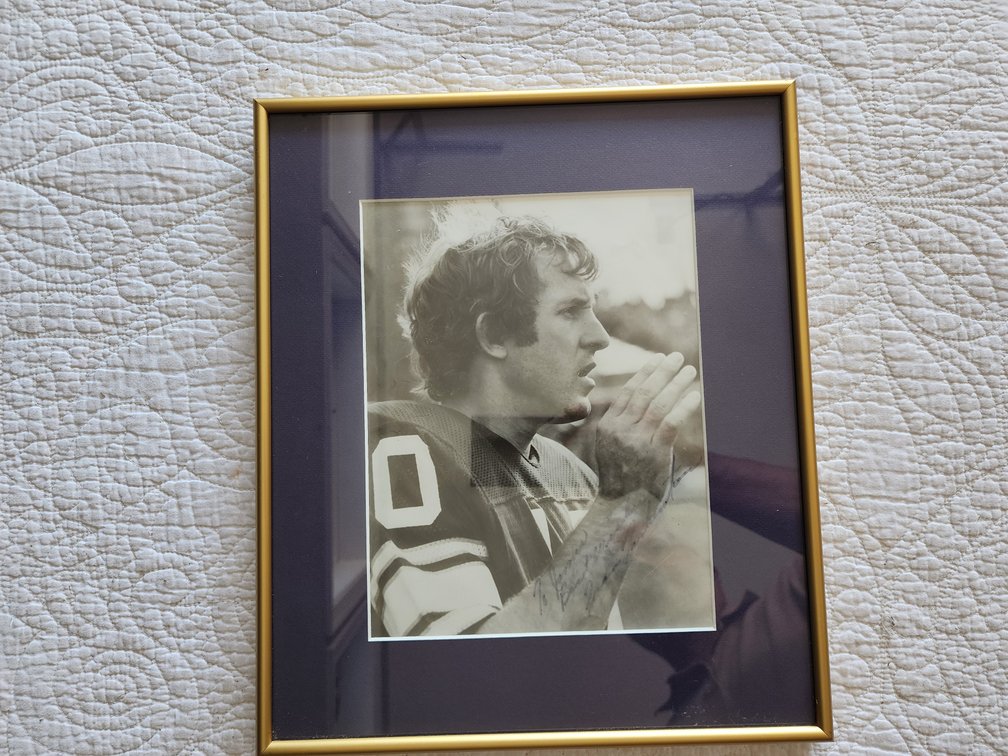 Signed Fran Tarkenton 