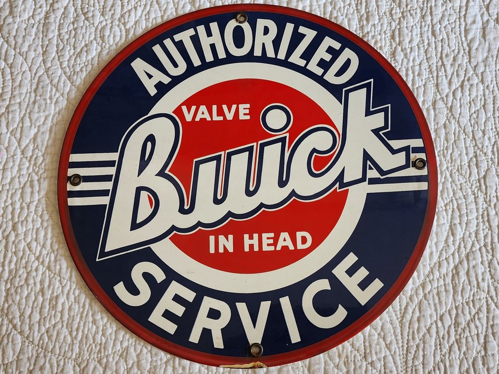 Buick Pump Plate- Porcelain Coated