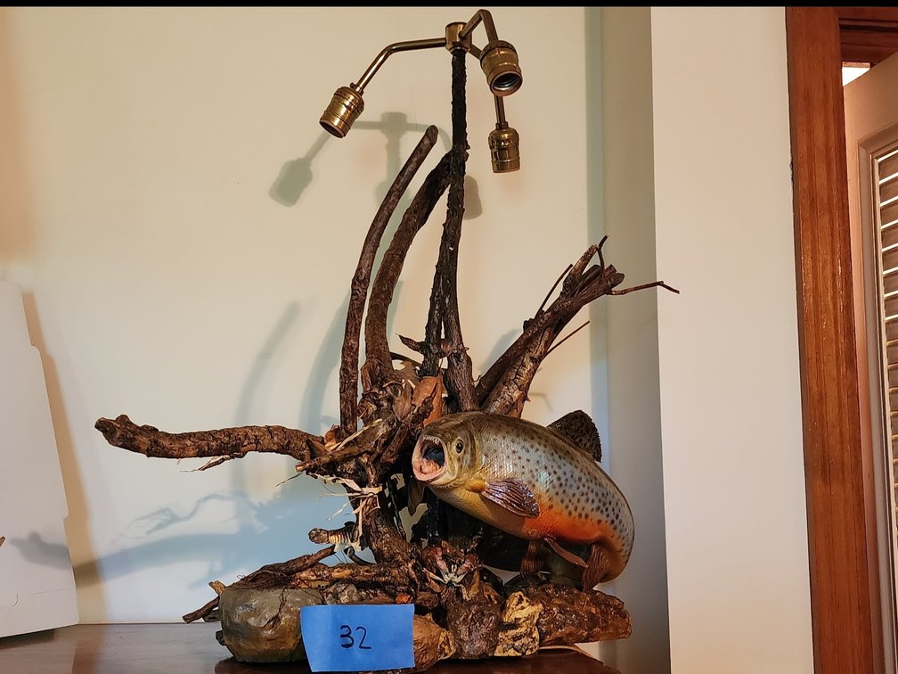 Fish lamp & decor