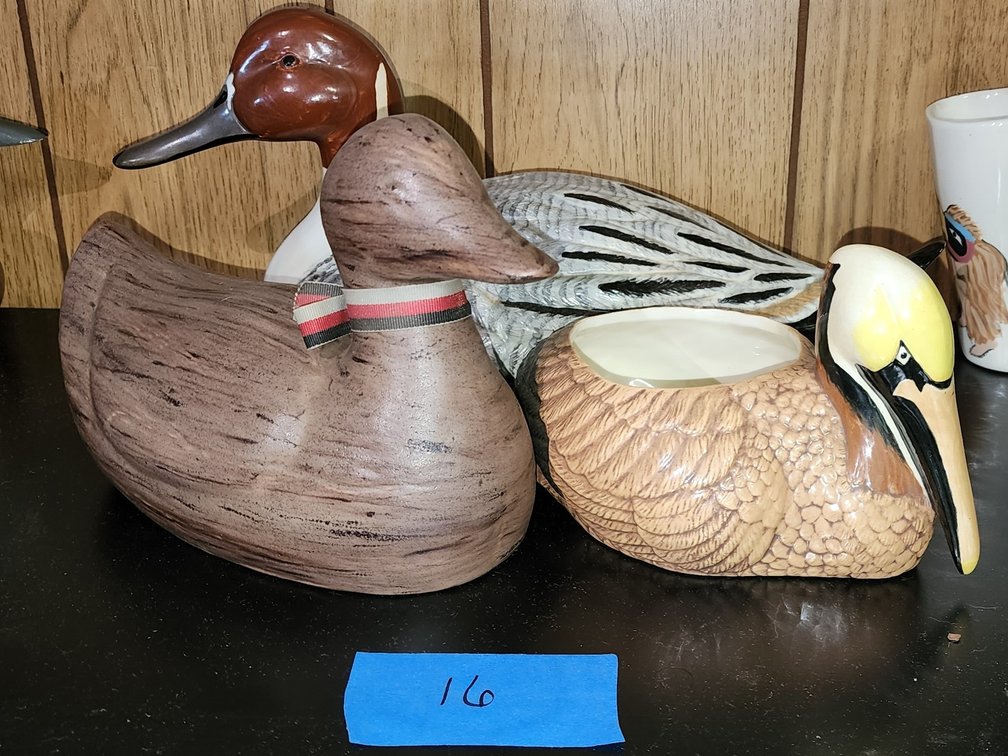Ceramic ducks