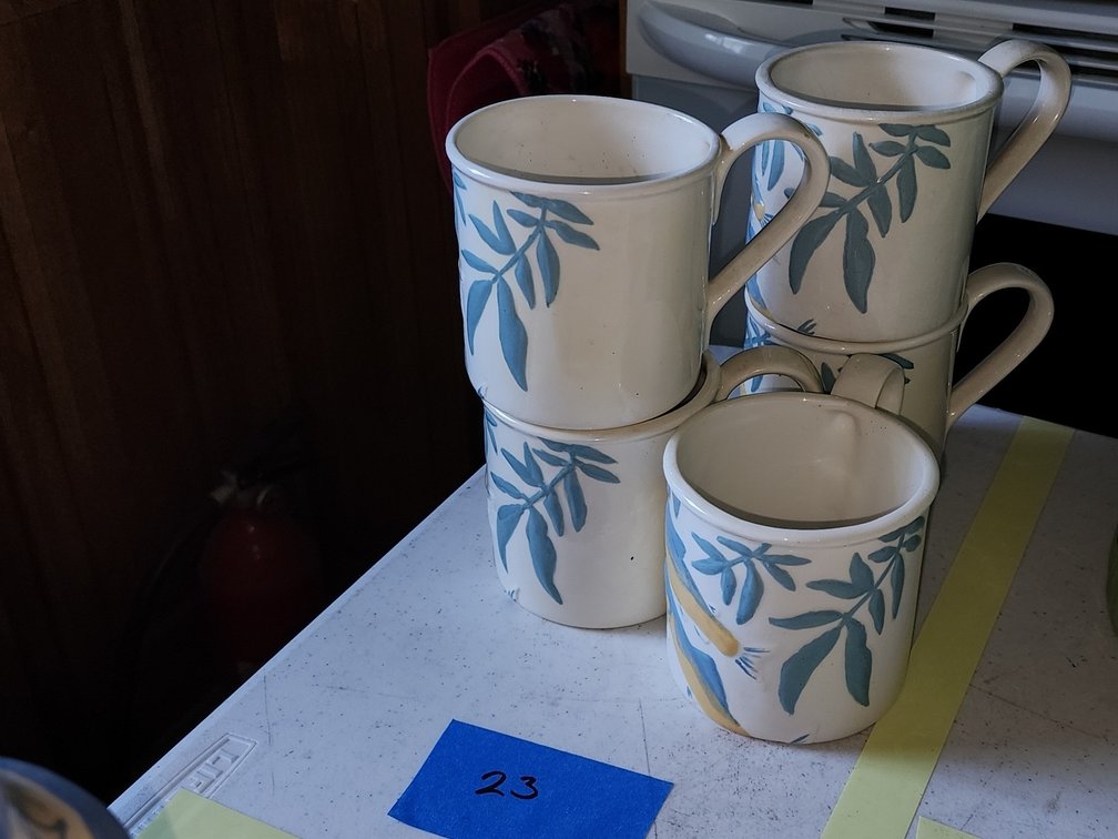  Fish mugs- W.L. Johnson