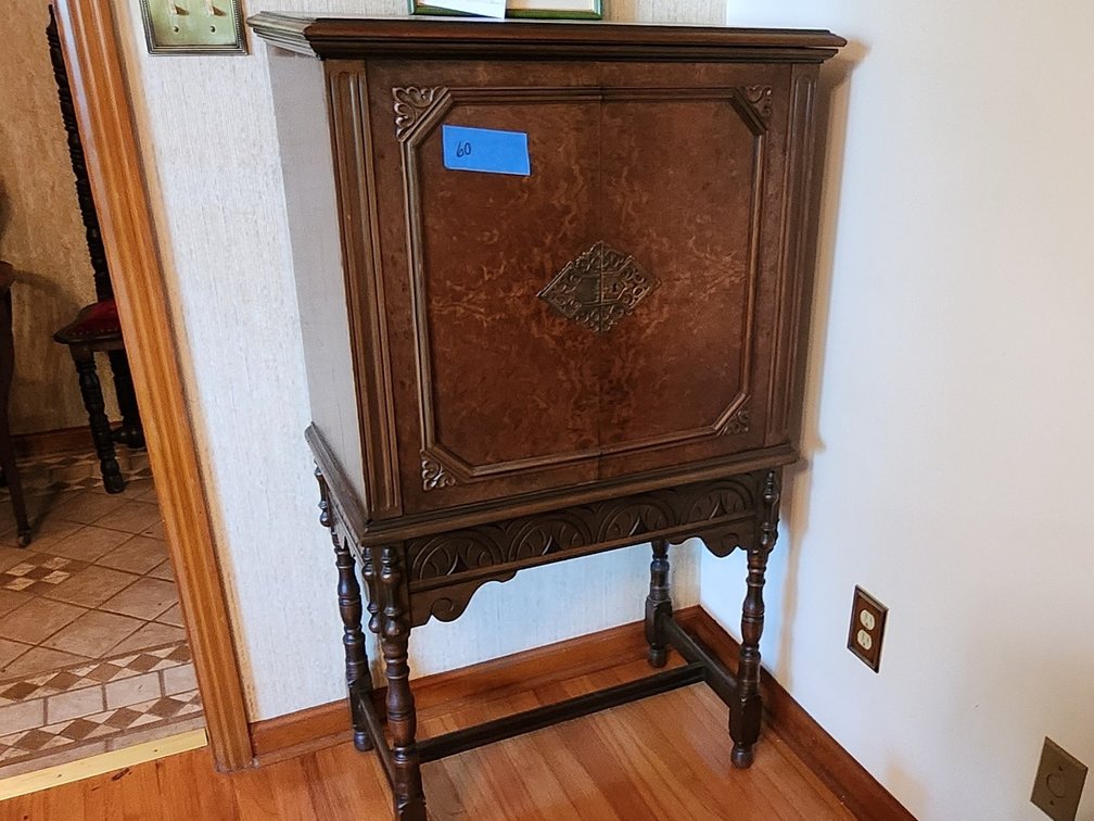 Antique Kennedy radio cabinet
