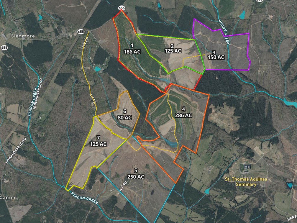 Grouping Tracts 1-7: 1,202 Acres