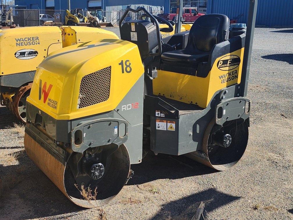 Smooth Drum Roller- Wacker Neuson RD12