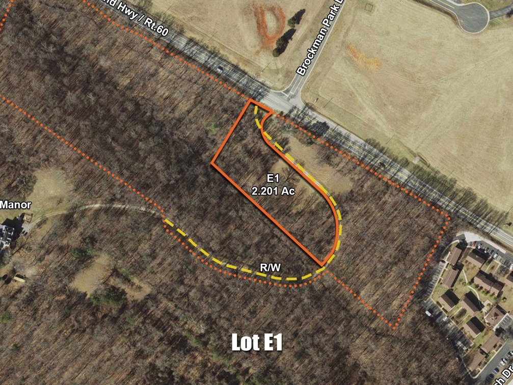 Lot E1: 2.201 acres