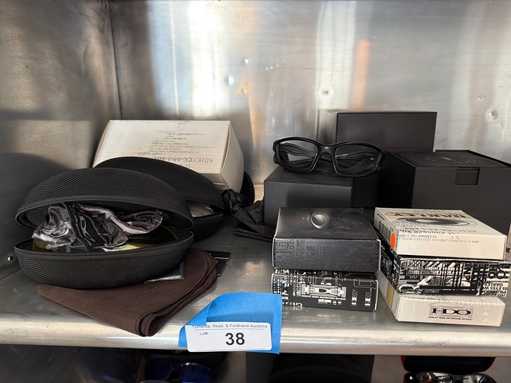 Oakley Lenses, Frame, cleaner, cases, etc