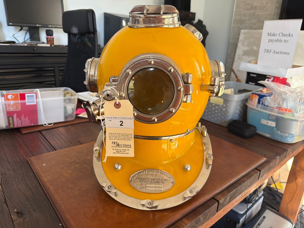 Yellow Diving Helm