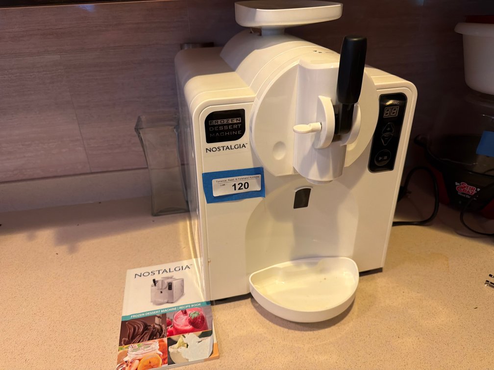 Nostalgia Frozen Desert Machine