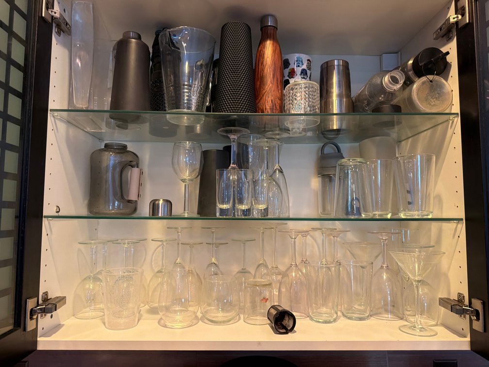 Cups, Glasses, and Contents