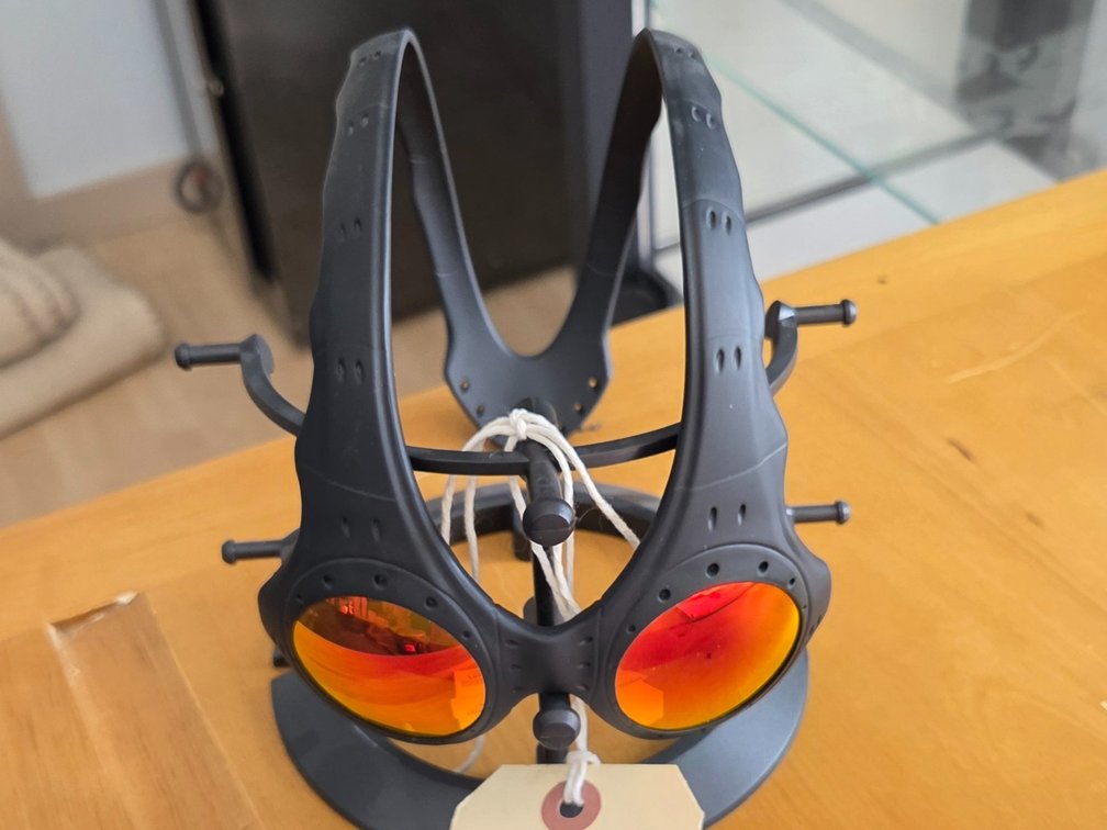 Oakley OTT Flat Black Ruby Iridium Sunglasses