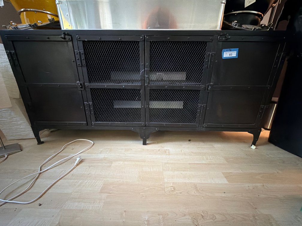 Metal Entertainment Ctr and File Cabinet