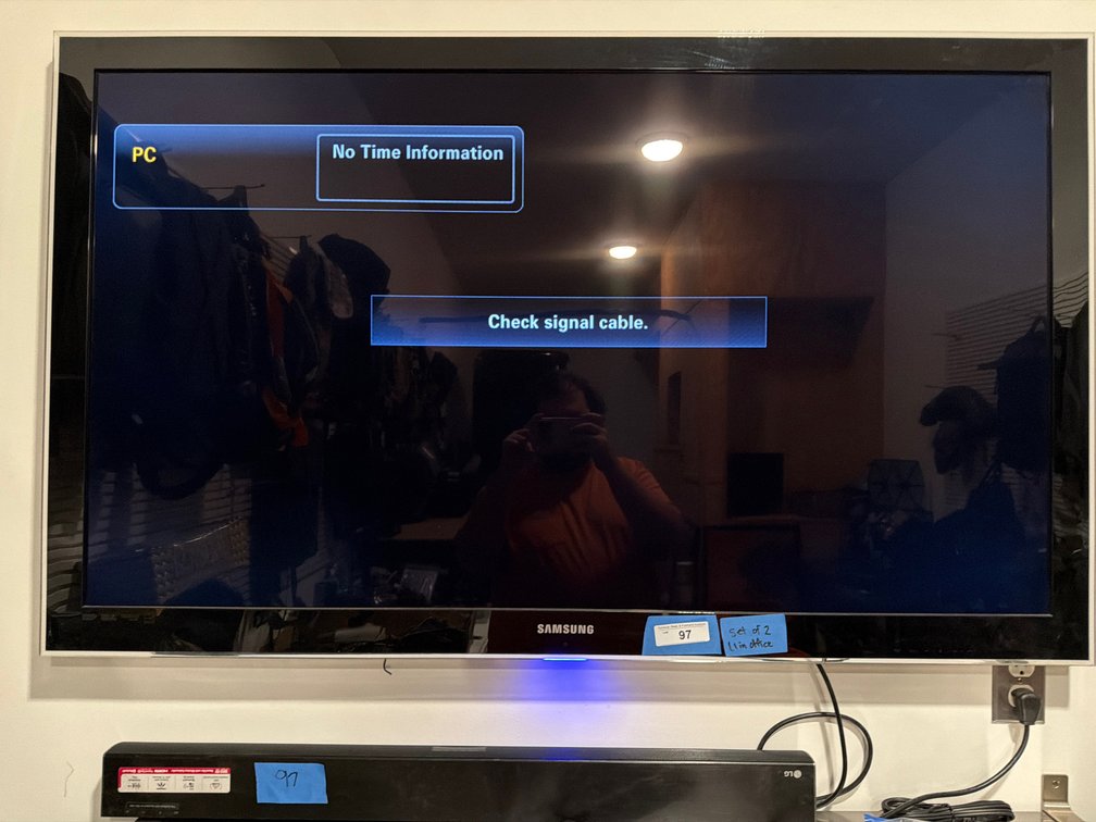 2 Samsung HD 55" flat-screen TV's & Accessories