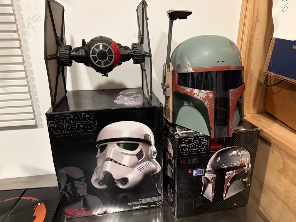 STAR WARS Black Series Masks & Tie Fighter