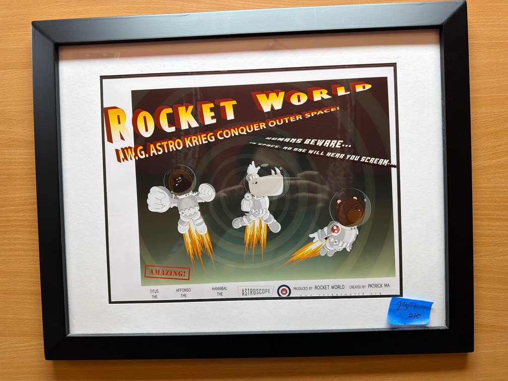 Five Patrick Ma, I.G.W Framed Illustrations