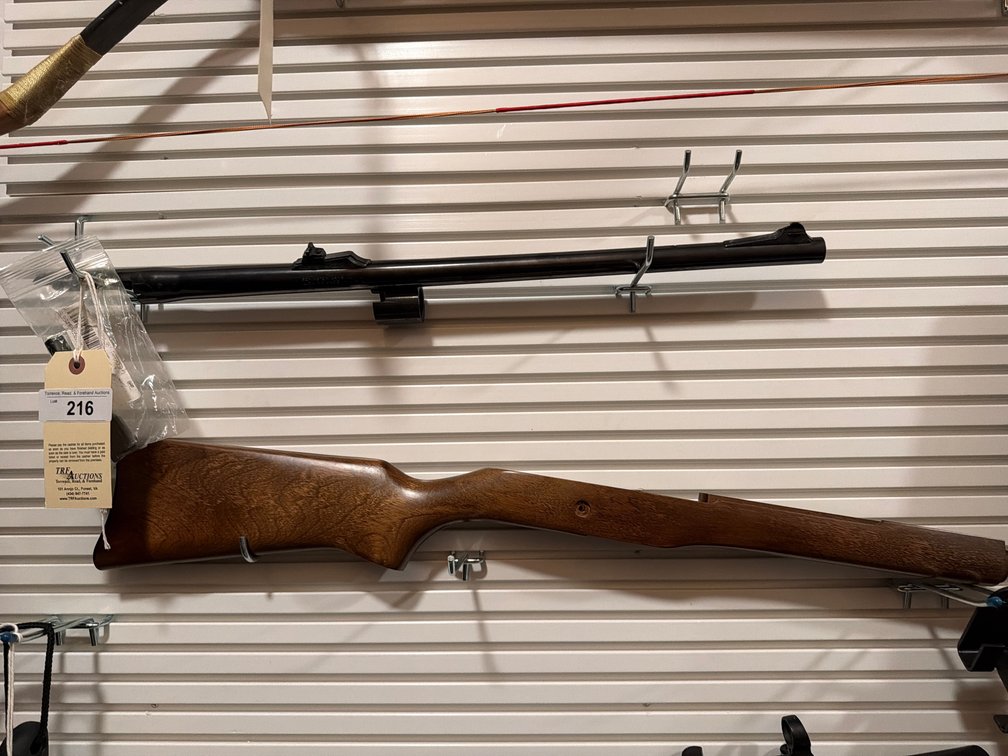 Rifle Stock and Spare Barrel