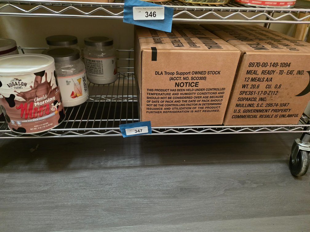 MRE's and shelf stable food-