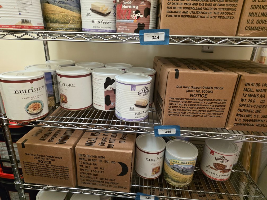 MREs and shelf staple food
