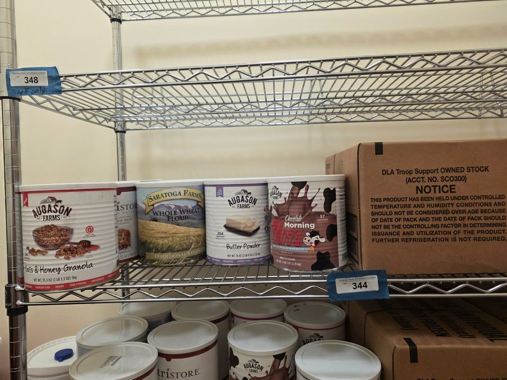 MREs and shelf staple food