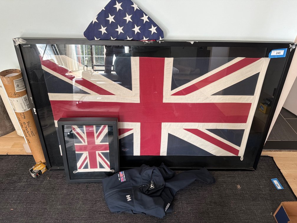 UK and USA Flag & Louis Vuitton Decor