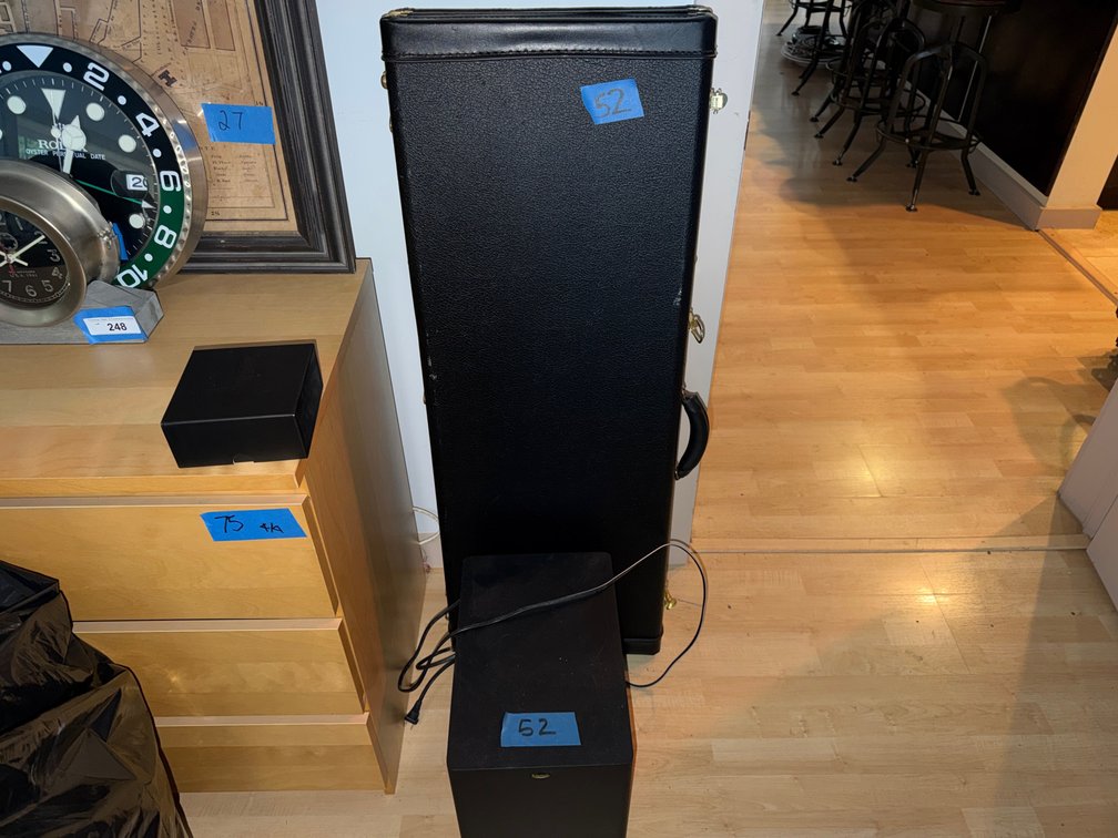 Klipsch Powered Subwoofer & Guitar Case