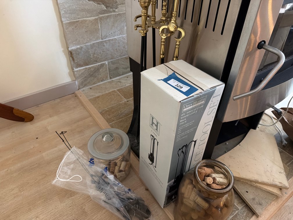 Cork and Fireplace Tools