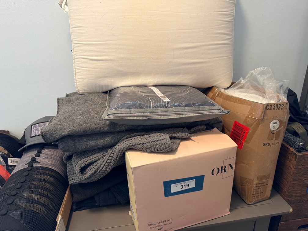 Sheets, Blankets, and Pillow