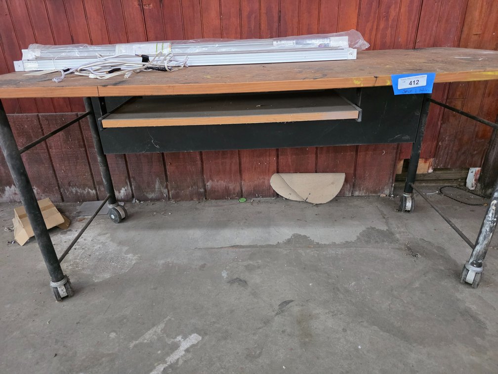 Tables- 1 rolling, 1 desk
