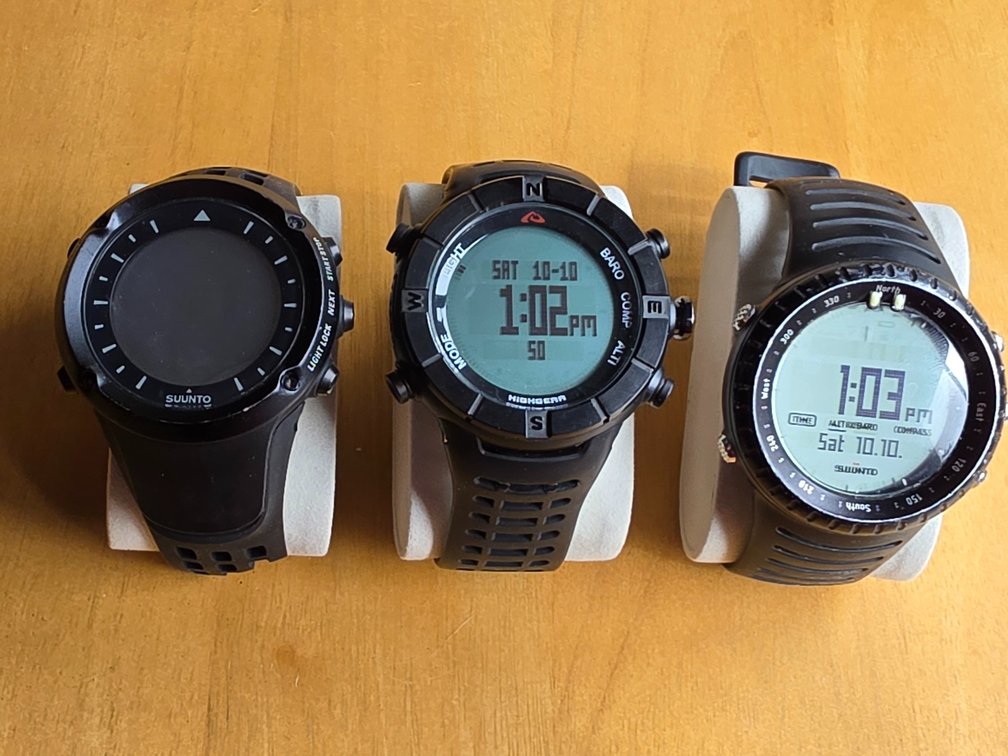 (3) Digital Watches - Suunto & High Gear