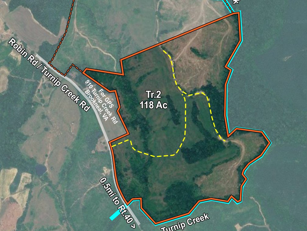 Tr.2: 118 Acres. Bidding is PER ACRE