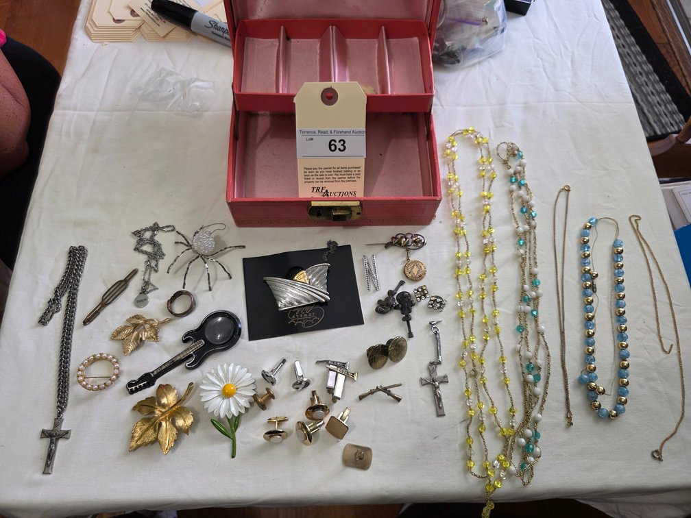 Costume Jewelry and Beatles Pins