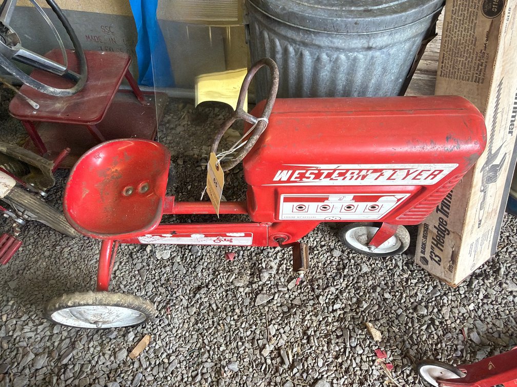 Western Flyer tractor toy