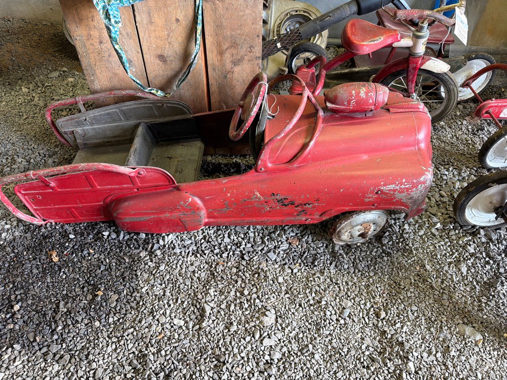 Vintage Foot Powered Fire truck