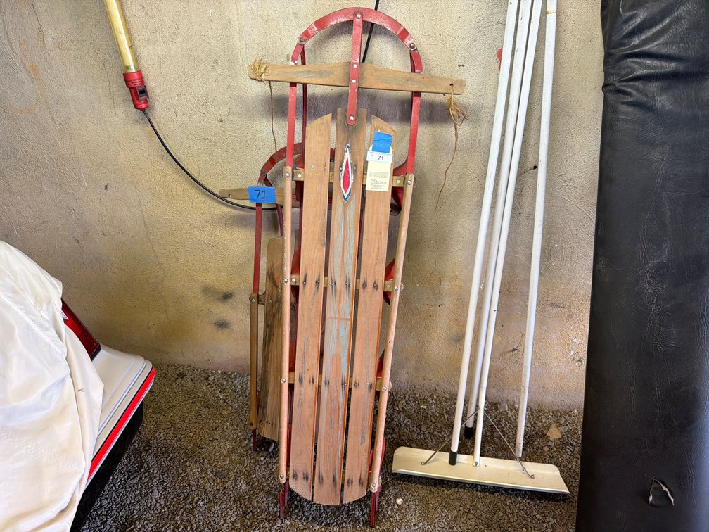 Vintage Snow Sleds