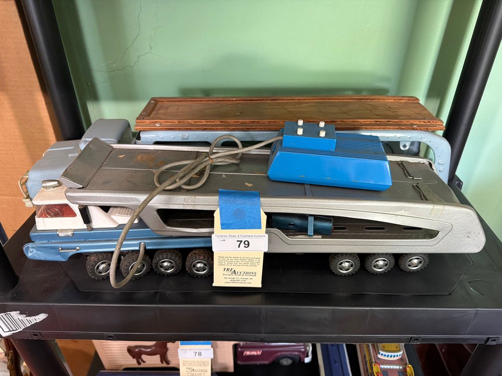 Vintage metal toy trucks