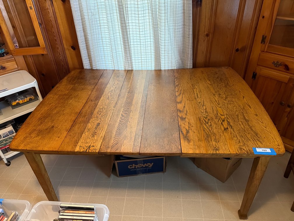 Vintage Solid Wood Oak Table